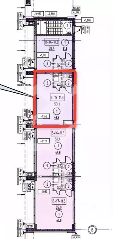 Торговая площадь в Москва 3-я оч., Шагал жилой комплекс, к10 (53 м) - Фото 2
