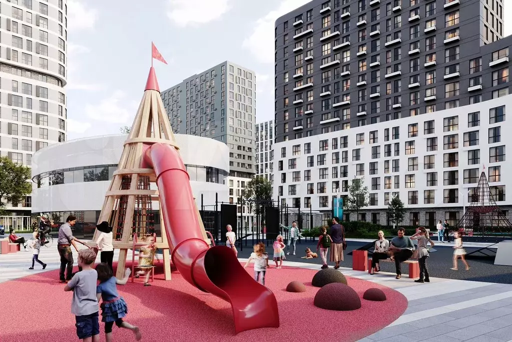 Квартира-студия, 28,4 м, 6/10 эт. - Фото 1