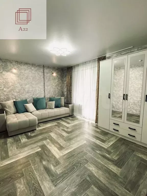 1-к. квартира, 40 м, 12/22 эт. - Фото 1
