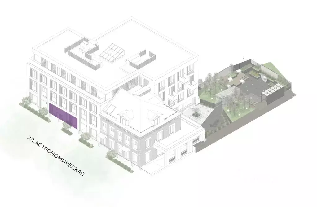 Торговая площадь в Татарстан, Казань Астрономическая ул., 2/45 (248 м) - Фото 2