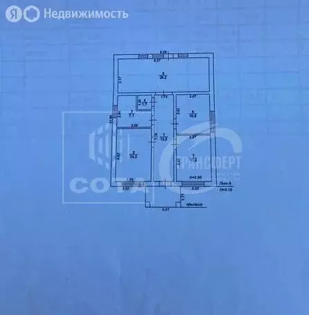 Дом в село Новая Усмань, Виноградная улица (92 м) - Фото 1