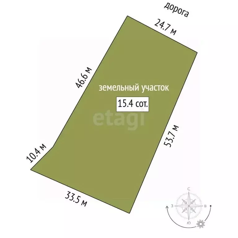 Участок в Тюменская область, Нижнетавдинский муниципальный округ, с. ... - Фото 2