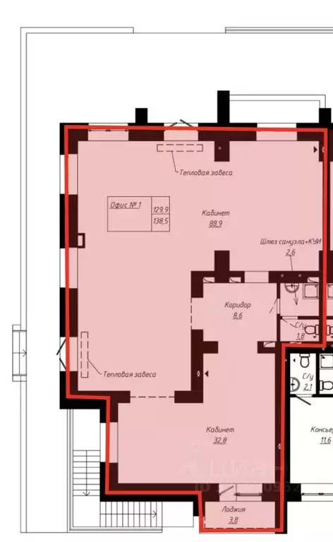 Помещение свободного назначения в Алтайский край, Барнаул ул. ... - Фото 1