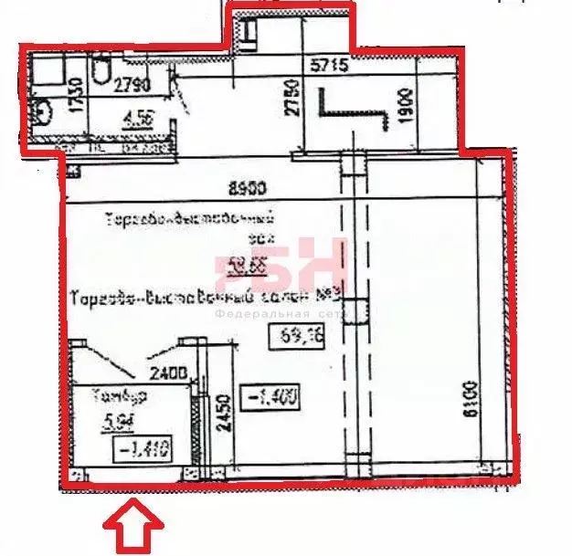 Торговая площадь в Свердловская область, Екатеринбург ул. Академика ... - Фото 2
