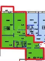 3-к. квартира, 90 м, 7/9 эт. - Фото 0
