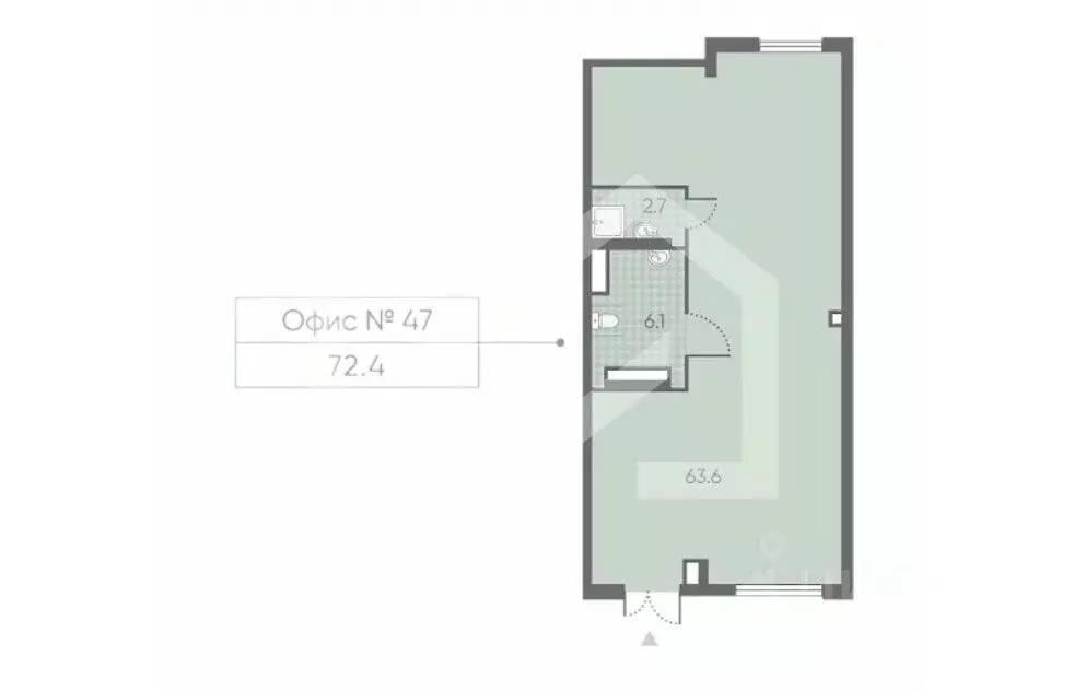 Помещение свободного назначения в Москва Производственная ул., 17 (72 ... - Фото 2