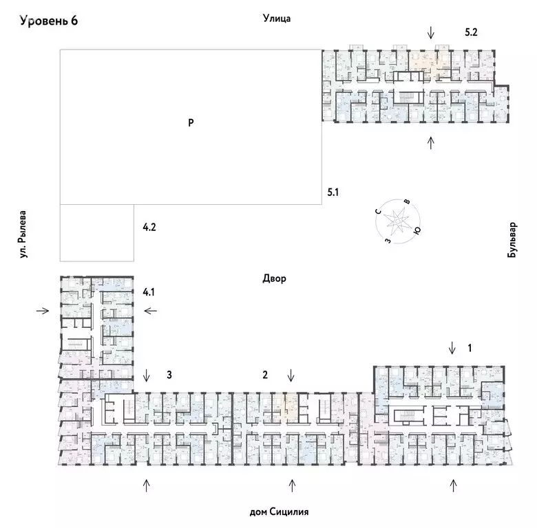 2-комнатная квартира: Тюмень, микрорайон ДОК, Ярославская улица, 9к1 ... - Фото 1