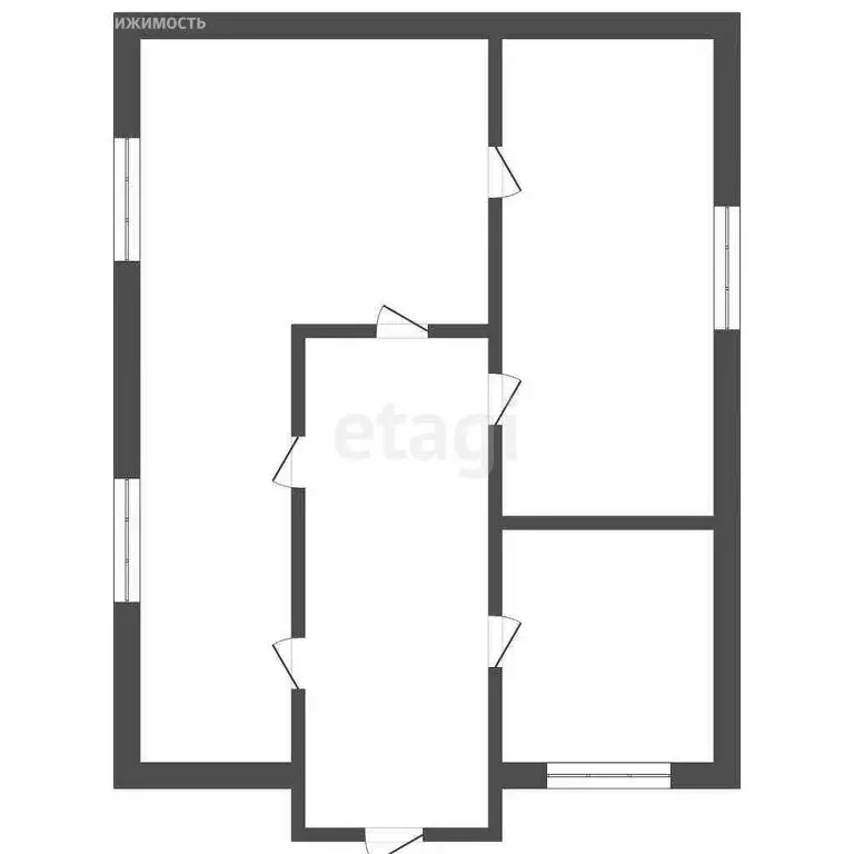 Дом в Абакан, микрорайон Нижняя Согра, Заречная улица (68 м) - Фото 0