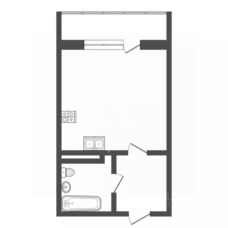 Студия Тюменская область, Тюмень Интернациональная ул., 199 (20.9 м) - Фото 2
