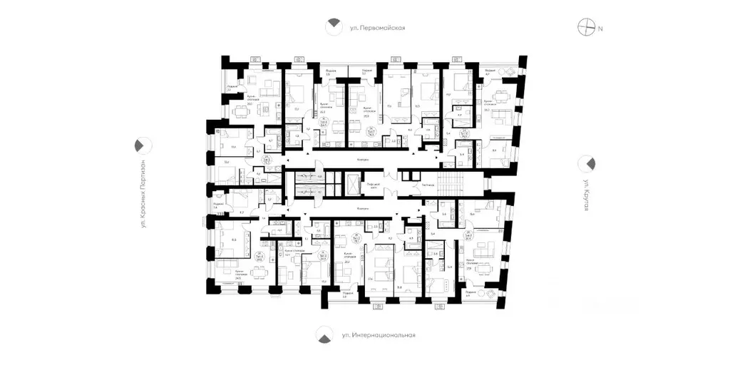 1-к кв. Коми, Сыктывкар Крутая ул., 2 (52.4 м) - Фото 2