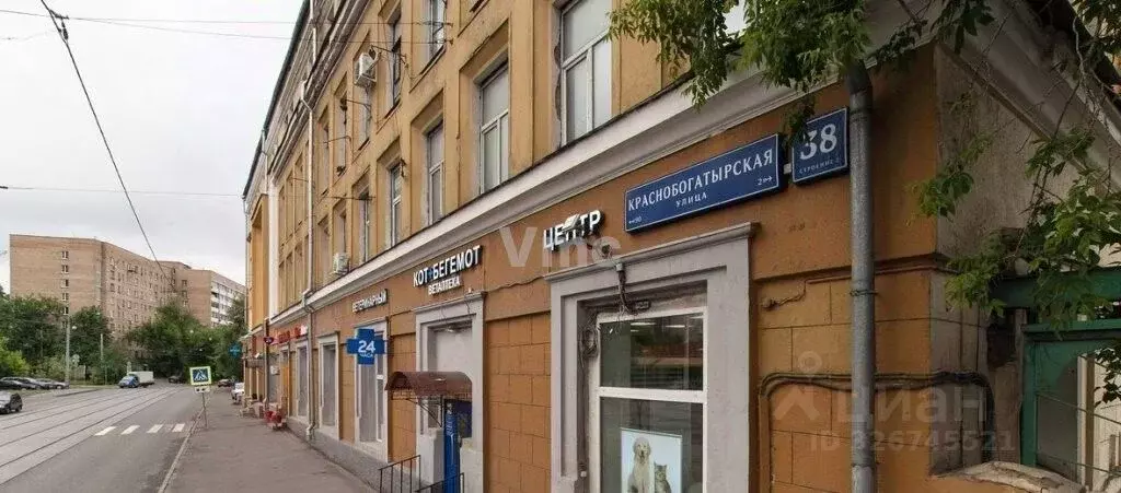 Торговая площадь в Москва Краснобогатырская ул., 38С2 (136 м) - Фото 1