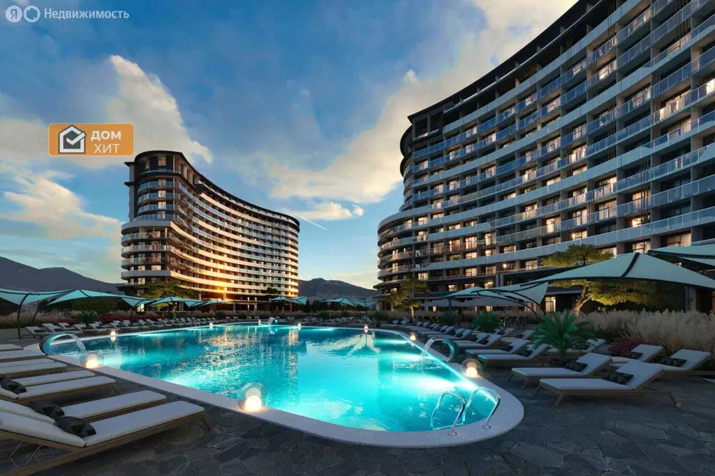 Квартира-студия: Коктебель, ул. Арматлукская (28.27 м) - Фото 1