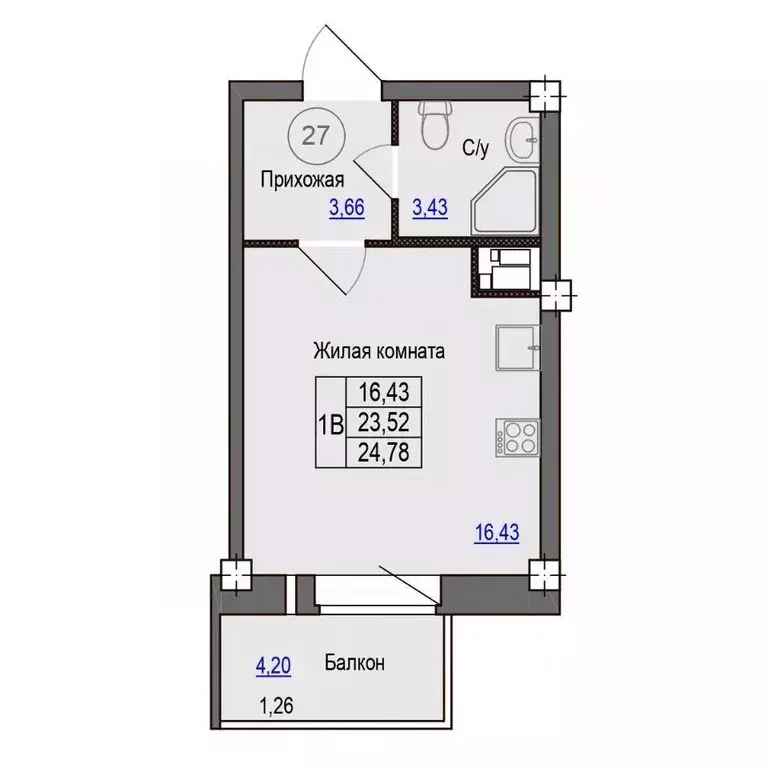 1-к кв. Псковская область, Псковский район, Завеличенская волость, д. ... - Фото 1