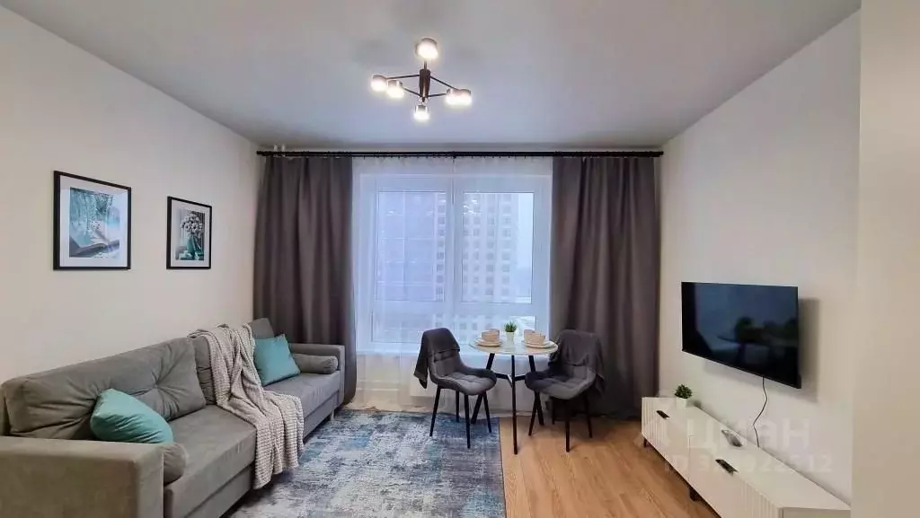 Студия Москва ул. Большое Понизовье, 8 (23.3 м) - Фото 1