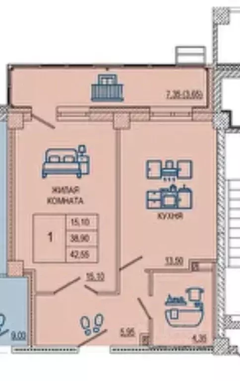 1-к кв. Волгоградская область, Волгоград Петровский Парк жилой ... - Фото 0