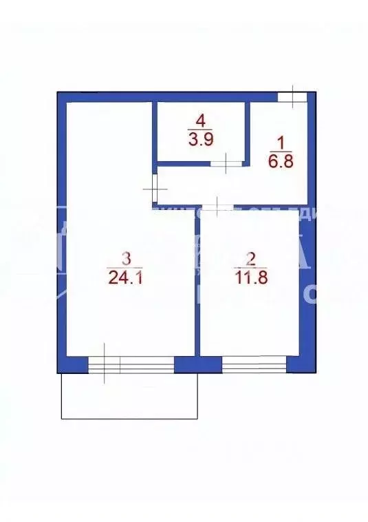 2-к кв. Кемеровская область, Кемерово ул. Веры Волошиной, 13Б (46.6 м) - Фото 0