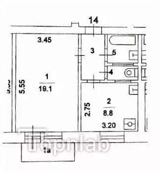 1-к кв. Москва Петровско-Разумовский проезд, 24К18 (36.0 м) - Фото 2