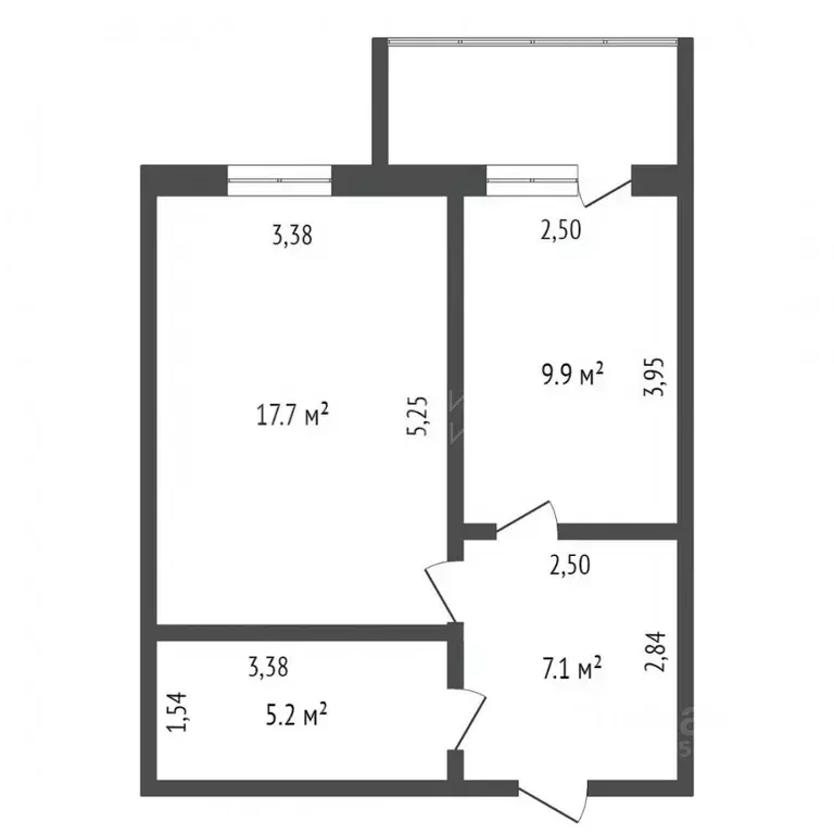 1-к кв. Тюменская область, Тюмень Широтная ул., 158 (40.0 м) - Фото 2