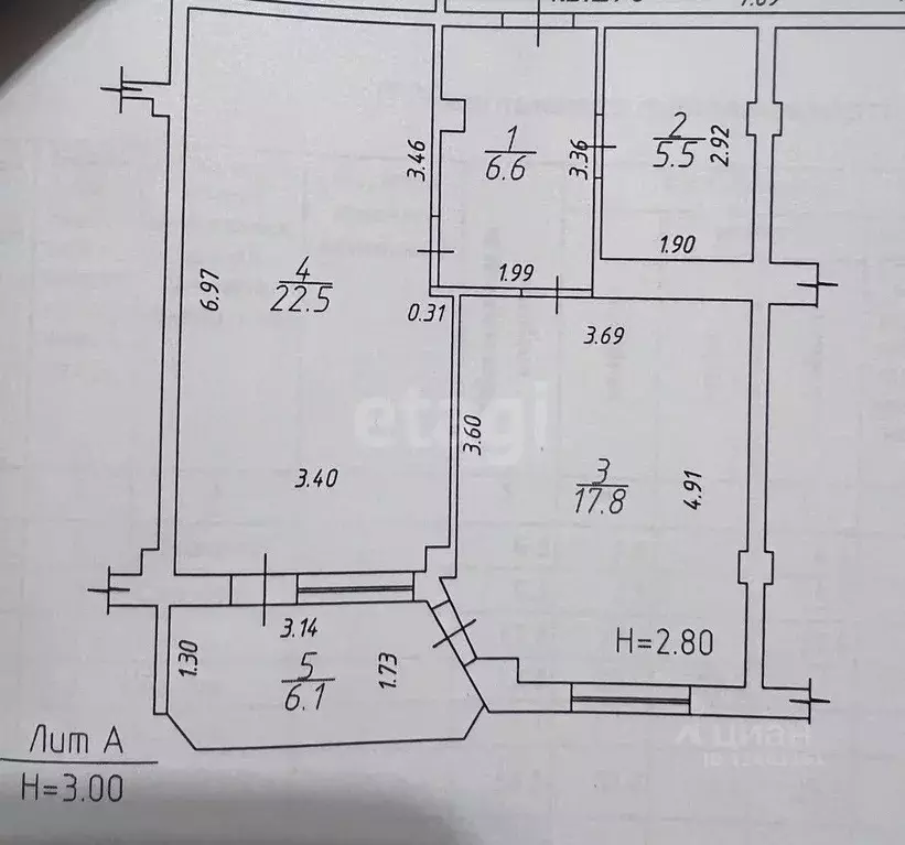 1-к кв. Краснодарский край, Анапа Таманская ул., 24 (58.5 м) - Фото 1