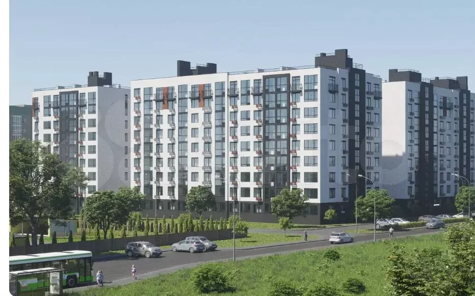 1-к. квартира, 38,5 м, 7/9 эт. - Фото 0