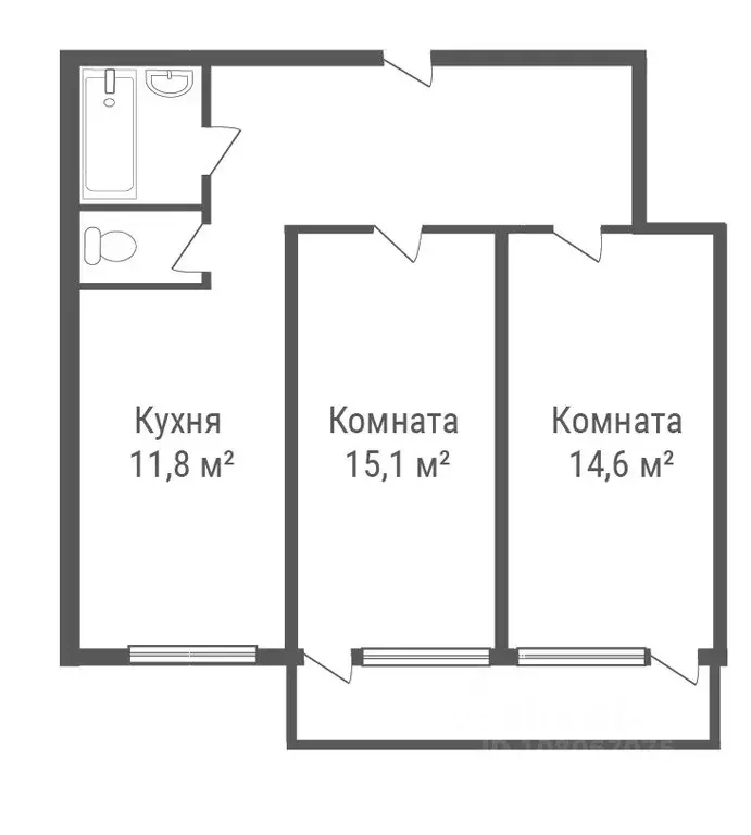 2-к кв. Московская область, Щелково городской округ, д. Большие ... - Фото 1