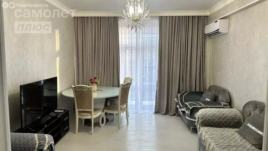 3-комнатная квартира: Грозный, проспект В.В. Путина, 19 (74 м) - Фото 1