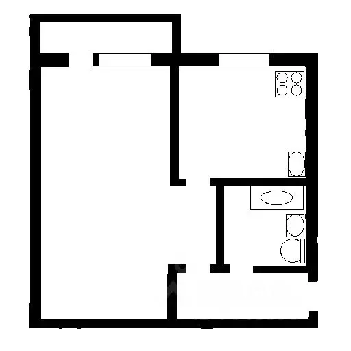 2-к кв. Татарстан, Казань ул. Маршала Чуйкова, 53 (37.4 м) - Фото 1