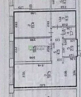 3-к кв. Башкортостан, Уфа ул. Энтузиастов, 15 (65.0 м) - Фото 1