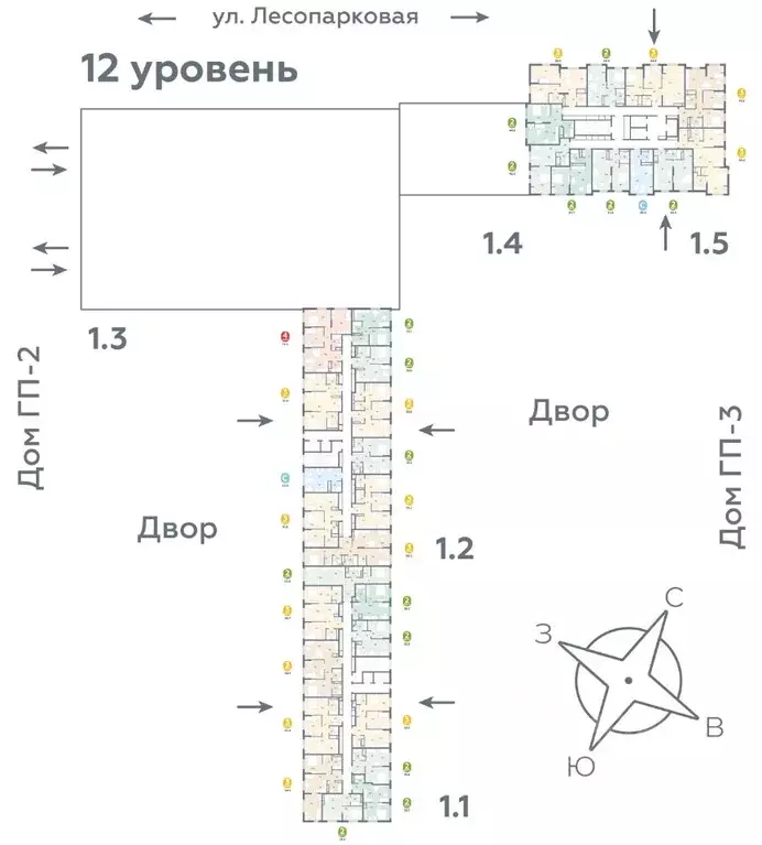 1-к кв. Тюменская область, Тюмень ул. Лесопарковая, 22 (32.7 м) - Фото 1