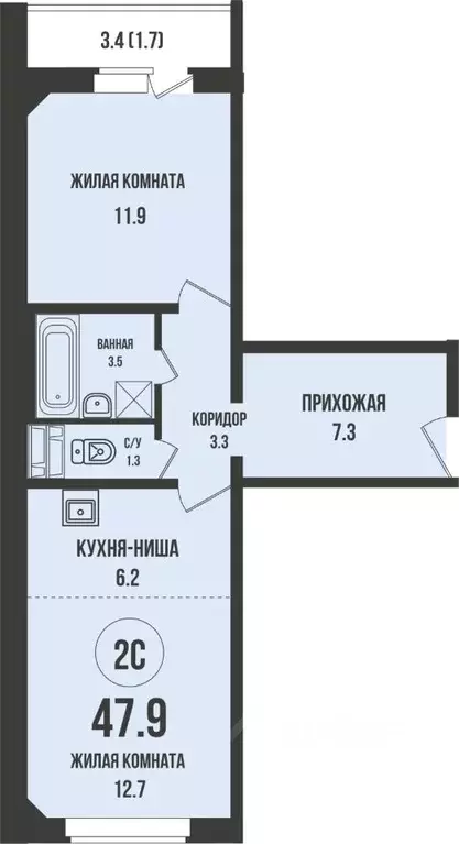 1-к кв. Новосибирская область, Новосибирск Династия жилой комплекс ... - Фото 0