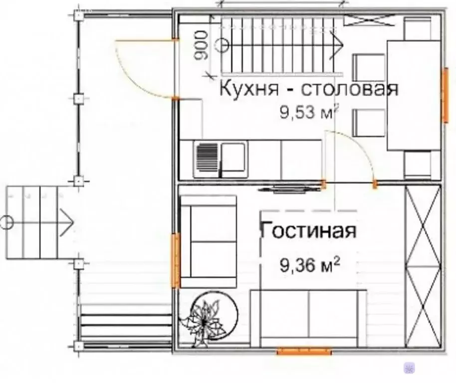 Дом в Завьяловский район, СНТ Ижсталь-1-2, массив 1, 1-я улица, 2 ... - Фото 1