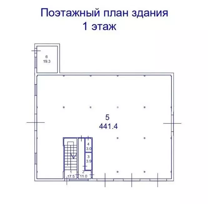 Помещение свободного назначения (441 м) - Фото 1