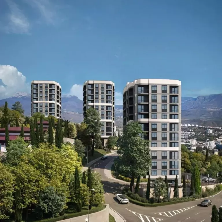 1-к кв. Крым, Алушта ул. Сергеева-Ценского, 3 (36.36 м) - Фото 1