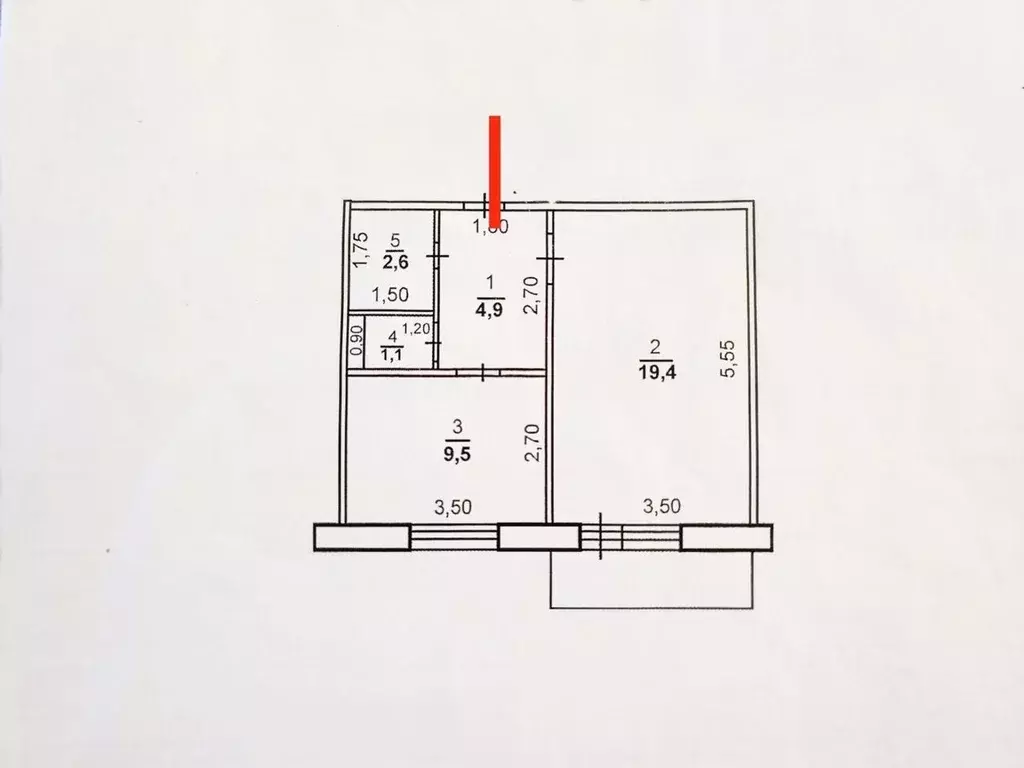 1-к кв. Оренбургская область, Оренбург Авиационная ул., 10 (37.0 м) - Фото 0