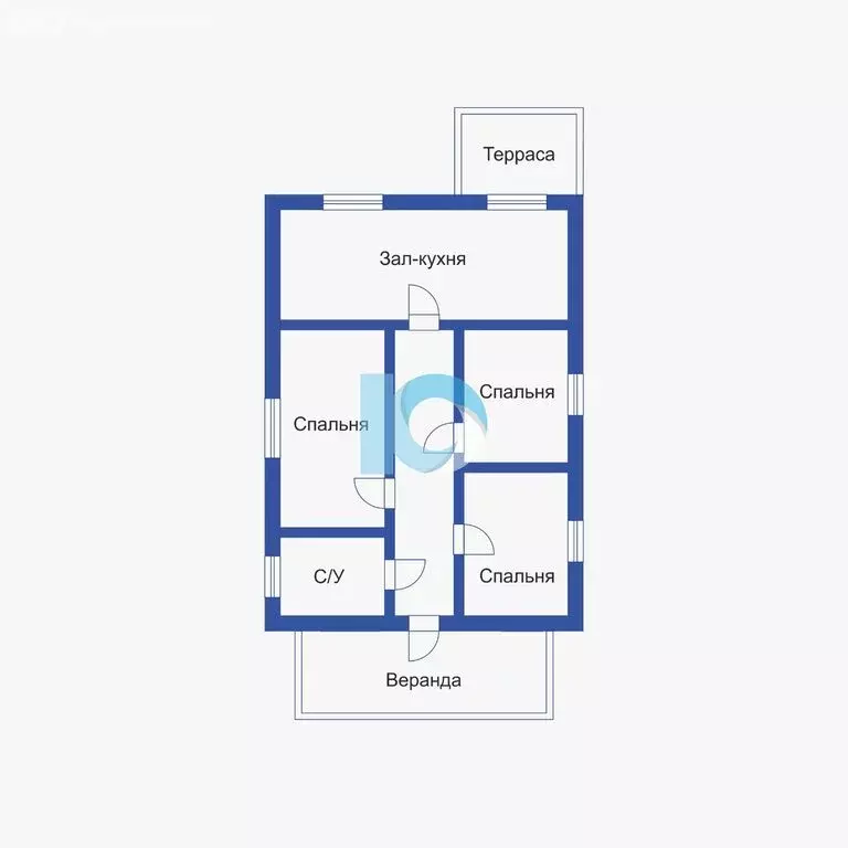 Дом в село Иглино, Железнодорожная улица, 2 (80 м) - Фото 2