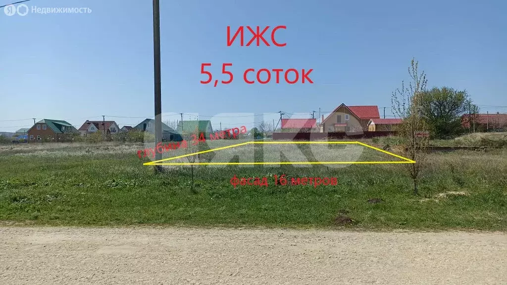 Участок в Ахтанизовское сельское поселение, посёлок За Родину, ... - Фото 0