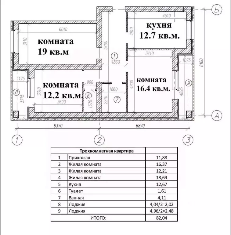 3-к кв. Белгородская область, Белгородский район, Северный городское ... - Фото 1