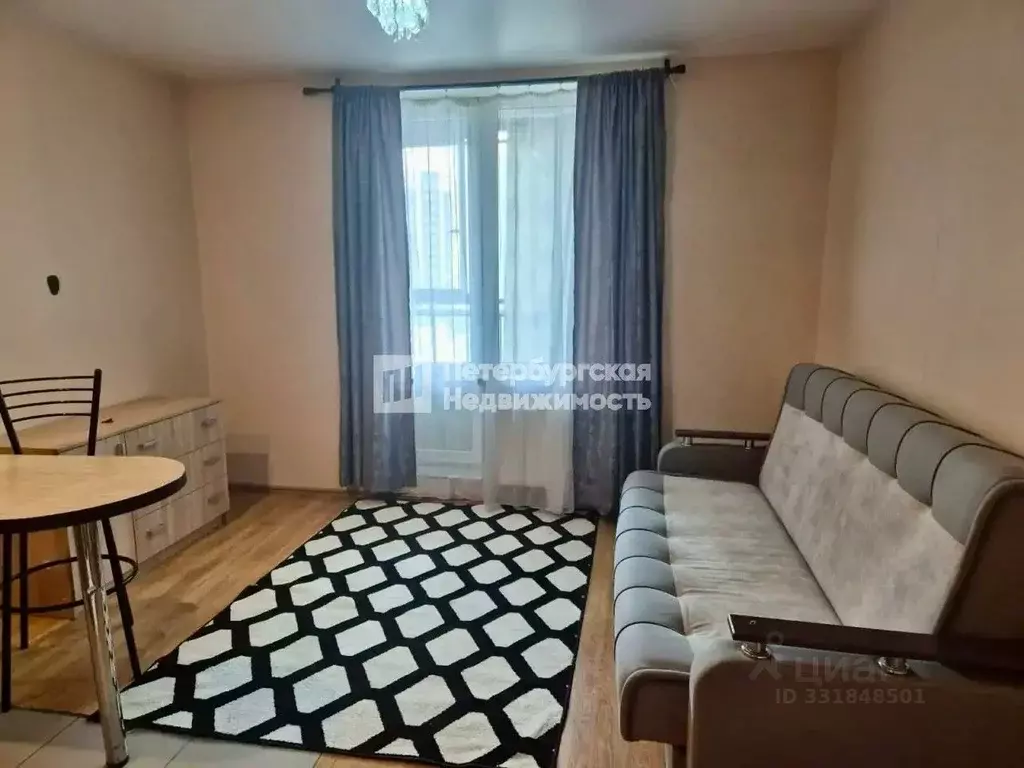 Студия Санкт-Петербург ул. Русановская, 19к1 (26.7 м) - Фото 1