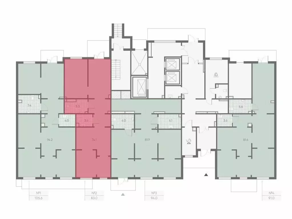 Офис (83 м) - Фото 2