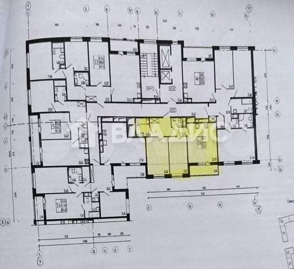 2-к. квартира, 70 м, 8/12 эт. - Фото 1