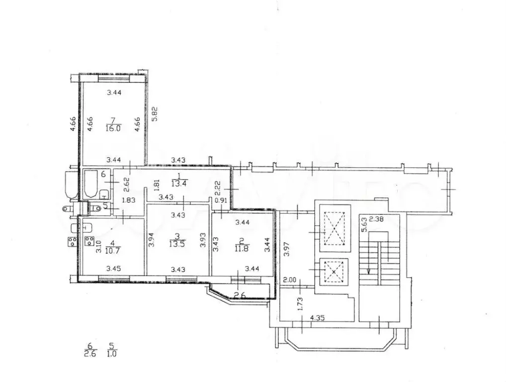 3-к. квартира, 70 м, 8/14 эт. - Фото 0