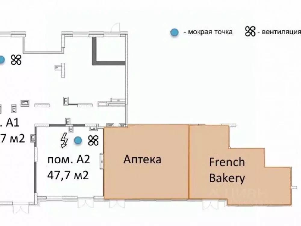 Торговая площадь в Москва Большая Филевская ул., 4 (172 м) - Фото 2
