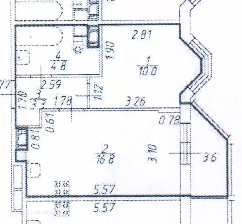 Продаётся 1-к квартира, 34.9 м - Фото 1