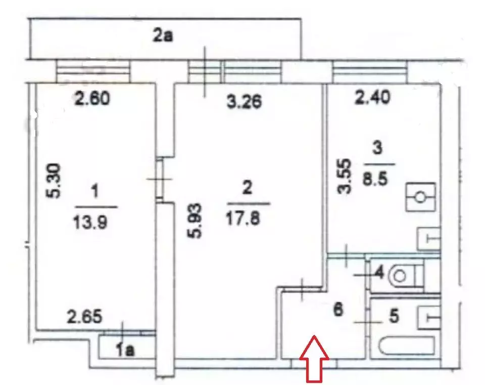 2-к кв. Москва ул. Головачева, 7К1 (47.7 м) - Фото 1