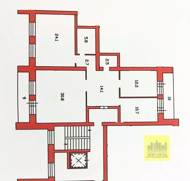 3-к кв. Ханты-Мансийский АО, Пыть-Ях 5-й мкр, 31 (103.0 м) - Фото 1