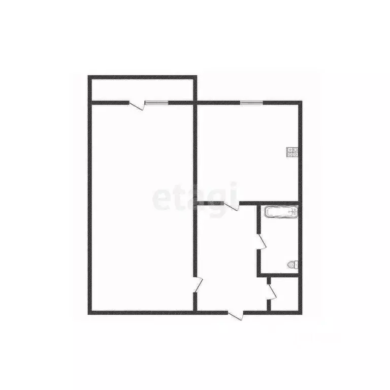 1-к кв. Белгородская область, Старый Оскол Северный мкр, 15 (34.0 м) - Фото 2