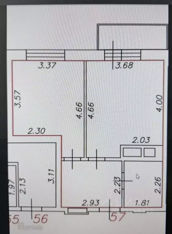 1-к кв. Астраханская область, Астрахань ул. Яблочкова, 24А (39.7 м) - Фото 1
