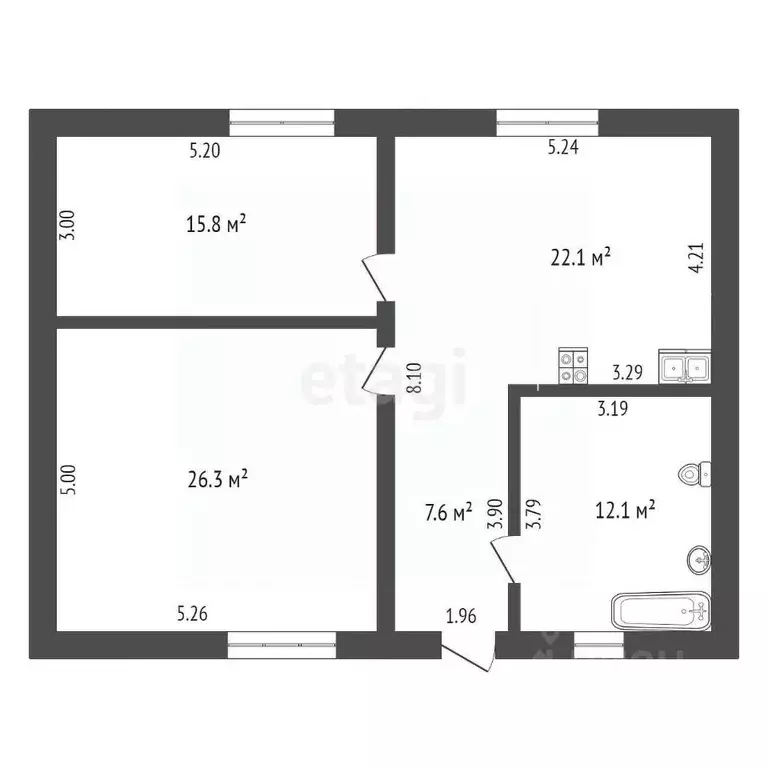 Дом в Тюменская область, Тюменский муниципальный округ, с. Перевалово ... - Фото 2