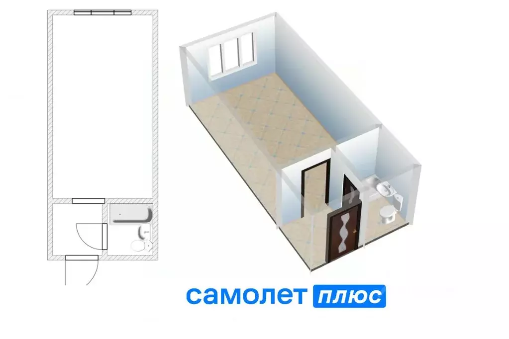 1-к кв. Кемеровская область, Кемерово бул. Строителей, 50/2 (22.6 м) - Фото 0