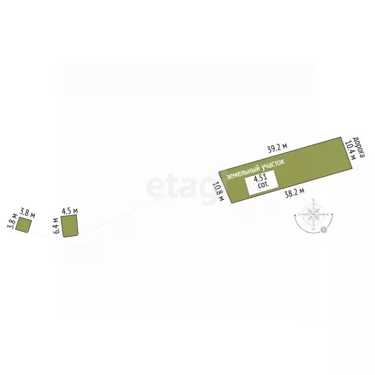 Участок в Московская область, Видное 1-я Автобаза Мосавтотранспорта ... - Фото 1